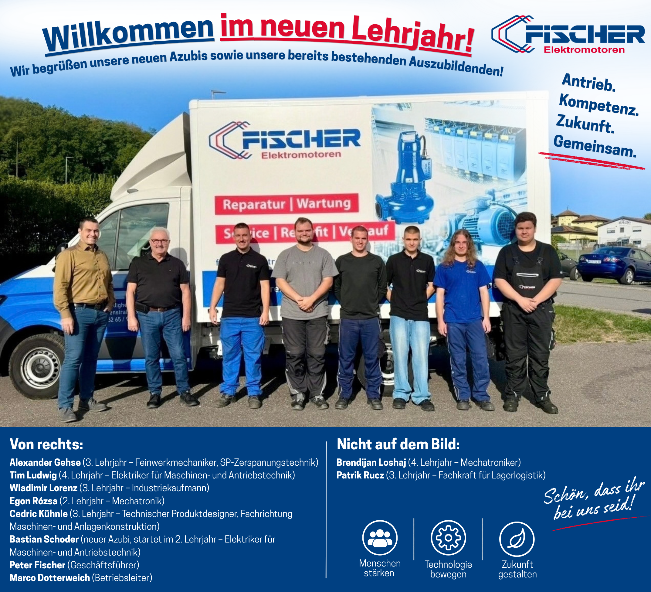 Willkommen im neuen Lehrjahr!